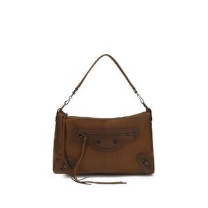 Balenciaga Men Medium Le City Moto Shoulder Bag